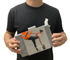 Bloco Tijolo Eva Exercícios Pilates Yoga Treino Funcional VP1070 Vollo Sports Cinza