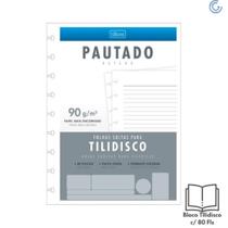 Bloco Tilidisco Colegial Academie 90g 80 Fls - Tilibra Bloco Tilidisco Colegial Academie 90g 80 Fls - Tilibra
