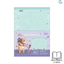 Bloco Tilidisco Universitário Pooh 90g 50 Fls - Tilibra