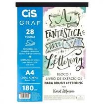 Bloco Treinar Lettering A4 180g 28 Fls Cis Graf Bloco Treinar Lettering A4 180g 28 Fls Cis Graf