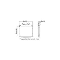 Bloco Trocador Calor Intercooler Mercedes Benz Lo914 / Lo915 Bloco Trocador Calor Intercooler Mercedes Benz Lo914 / Lo915