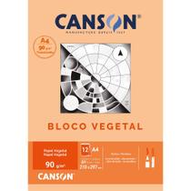 Bloco Vegetal Técnico 50 folhas A4 90gr Canson Bloco Vegetal Técnico 50 folhas A4 90gr Canson