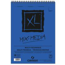 Bloco XL Espiralado Mix Media Canson 300g/m² A4 30 Folhas