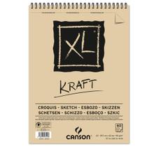 Bloco Xl Kraft Canson 9142 90g/m² A3 Com 60 Folhas