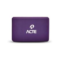 Bloco Yoga Pilates Equilíbrio Postura Treino Funcional - Roxo Acte Sports Bloco Yoga Pilates Equilíbrio Postura Treino Funcional - Roxo Acte Sports