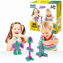 Blocolândia Click 80 Pçs Infantil Blocos De Montar Colorido Blocolândia Click 80 Pçs Infantil Blocos De Montar Colorido