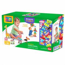 Blocolândia Mais Blocos X 3 em 1 40 pçs MK431 - Dismat