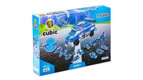 Blocos 25 Em 1 Polícia 569 Peças Multikids - Br1619