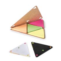 Blocos Adesivados Triangulares Personalizados - Kit com 30 Unidades