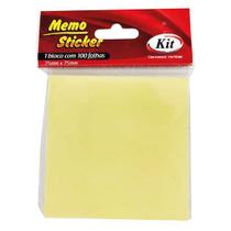 Blocos Adesivos (PostIt) - 75x75mm com 100 Folhas Kit