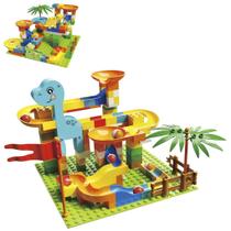 Blocos Bloc Pista Dinossauro com 130 Peças