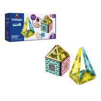 Blocos Brincando De Engenheiro Magnético 12 Peças Xalingo
