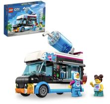 Blocos de brinquedo LEGO City 60384 Penguin Slushy Van 194 peças