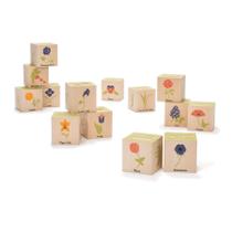 Blocos de brinquedo Uncle Goose Flower 14 blocos 44 mm Basswood 2+