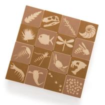 Blocos de brinquedo Uncle Goose Fossil 32 Fósseis 16 Cubos 44 mm