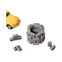 Blocos De Concreto Miniatura Em Escala 1/16, 60 Pacotes Para Casas De Bonecas, Acessórios De