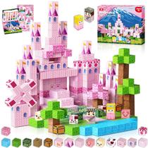 Blocos de Construção Annexfun - 100 Peças - Castelo de Princesa e Jardim Infantil