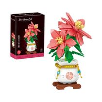 Blocos De Construção Criativos De Flores Artificiais Para Decoração De Casa, Presentes De Ano Novo Blocos De Construção Criativos De Flores Artificiais Para Decoração De Casa, Presentes De Ano Novo