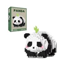 Blocos de Construção Criativos de Pequeno Panda - Modelo Animal para Decoração e Presente