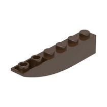 Blocos De Construção Curvados Reversos 6x1 53 Peças Compatíveis Com Tijolos Brinquedos DIY Para