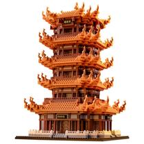 Blocos de construção CuteMelon Yellow Crane Tower 4288 unidades