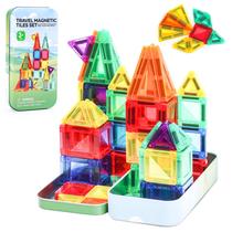 Blocos de construção de brinquedos BENOKER Mini Magnetic Tiles 32 unidades STEM