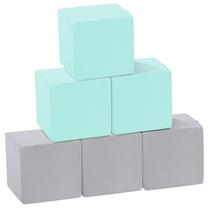Blocos de construção de brinquedos TRENDBOX 6 peças de cubos de espuma macia de 14 cm