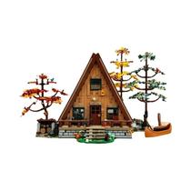 Blocos De Construção De Madeira Para Adultos E Crianças 2082 Peças Casa Em A-frame Cabana Na