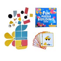 Blocos de Construção de Madeira Quebra-Cabeça Divertidos
