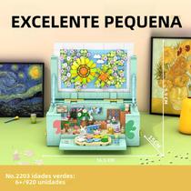 Blocos De Construção De Mini Partículas Infantis Brinquedo Montado Ornamento De Cena 2201-04 Blocos