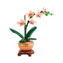 Blocos De Construção De Orchid Bambu Crisântemo Flor De Ameixa Brinquedo DIY Para Crianças Adultos
