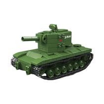 Blocos de Construção de Tanque Alemão Leopard - Brinquedo Educativo Militar WW2