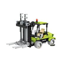 Blocos De Construção De Veículos De Construção Para Crianças 4 Em 1 Caminhões De Engenharia