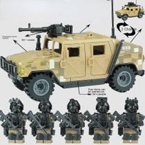 Blocos de construção: Desert Hummer Commando Special Forces w/ Min Blocos de construção: Desert Hummer Commando Special Forces w/ Min