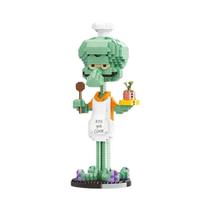 Blocos De Construção Do Bob Esponja Casa De Abacaxi Do Krusty Krab Squidward Patrick Star Figura