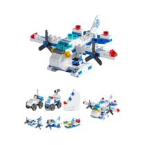 Blocos De Construção Educacionais 6 Em 1 De Partículas Pequenas Montando Brinquedos De Inserção