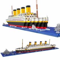 Blocos de construção ELAICREE Titanic Ship Micro Mini 1860 unidades Blocos de construção ELAICREE Titanic Ship Micro Mini 1860 unidades
