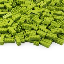 Blocos de construção Feleph 2x4 Bricks Lime Green 320 peças Blocos de construção Feleph 2x4 Bricks Lime Green 320 peças
