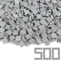 Blocos de Construção Feleph Light Bluish Grey 2x2 Tile x500