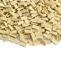 Blocos de construção Feleph Tan 1x2 Tile 700 peças