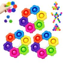 Blocos de construção Fidget Toy Kingjoy Pop It Fidget Spinners