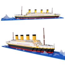 Blocos de construção Geniteen Titanic modelo 1860 unidades para adultos