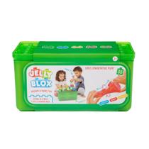 Blocos de Construção Goliath Jelly Blox Stash 'N Stack com Armazenamento
