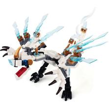 Blocos de construção Huiqibao Fire Dragon Knight 115 unidades