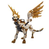 Blocos de construção ICEBRICKS Mechanical Dragon STEM 379 unidades Blocos de construção ICEBRICKS Mechanical Dragon STEM 379 unidades