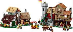 Blocos de construção Ícones da praça da cidade medieval 10332