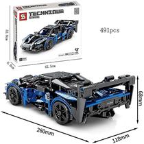 Blocos de construção Jiazhi Juggernaut Hurricane Sports Car 527 unidades
