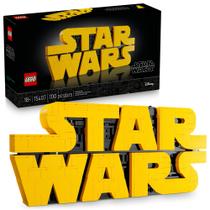 Blocos de construção LEGO Star Wars Logotipo de Star Wars construído em tijolos