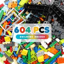 Blocos de construção Lekebaby, brinquedo criativo de 604 peças, mais de 6 anos Blocos de construção Lekebaby, brinquedo criativo de 604 peças, mais de 6 anos