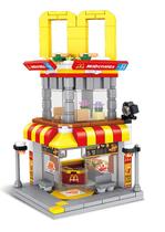 Blocos de construção LITTCO City Street View Brinquedo de construção 244 unidades